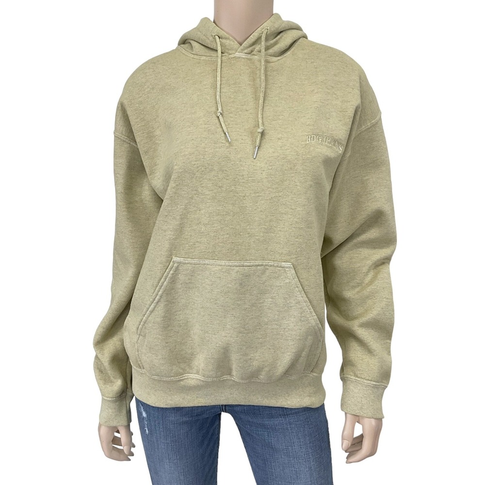 BDG Urban Outfitters Hoodie Women Small Yellow Long Sleeve Sweatshirt NWOT
